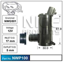 NICE Windscreen Washer Pump NWP100