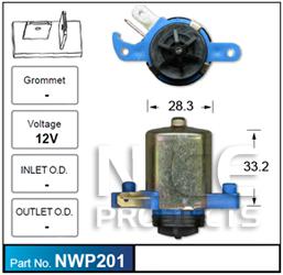 NICE Windscreen Washer Pump NWP201