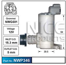 NICE Windscreen Washer Pump NWP346