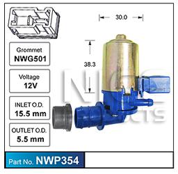 NICE Windscreen Washer Pump NWP354