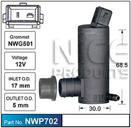 NICE Windscreen Washer Pump NWP702