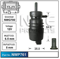 NICE Windscreen Washer Pump NWP761