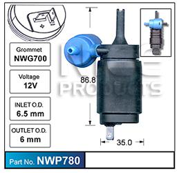 NICE Windscreen Washer Pump NWP780