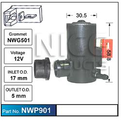 NICE Windscreen Washer Pump NWP901