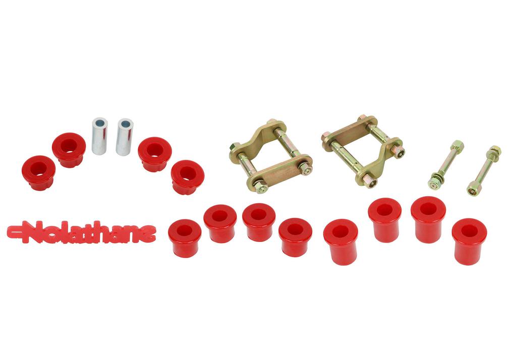 Nolathane Shackle And Pin Kit Rear Spring Bushing And Greaseable NEK41