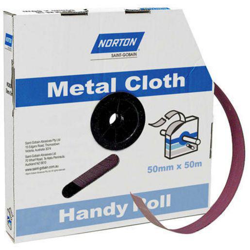 Norton Cloth Roll Metal 50mmX 50M 180 Grit 66623320819