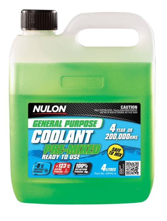 Nulon Coolant General Purpose Green Pre-mix 4L