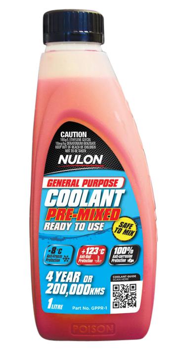 Nulon Coolant General Purpose Red Pre-mix 1L