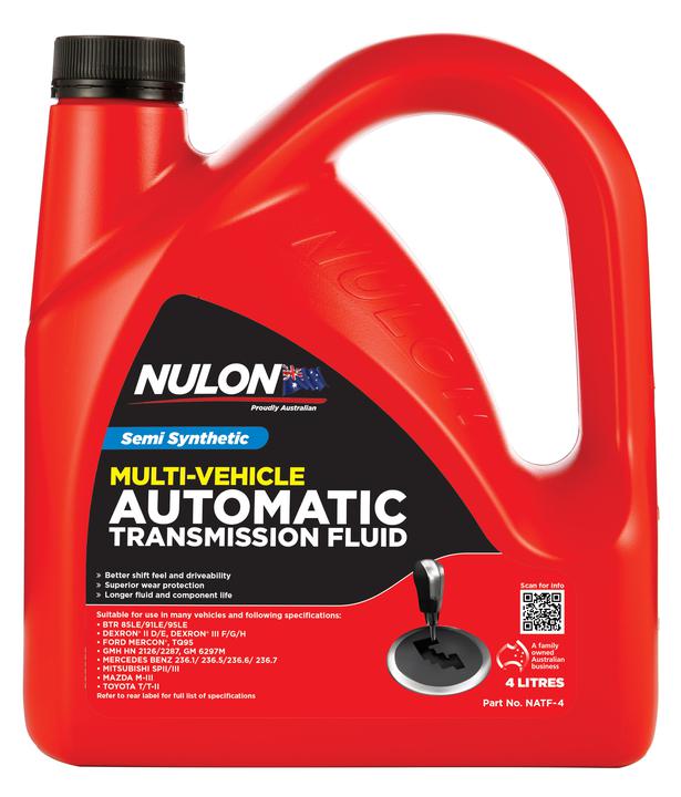 Nulon Automatic Transmission Fluid Semi Synthetic 4L