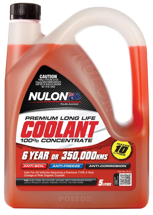 Nulon Coolant Red Long Life Concentrate 5L