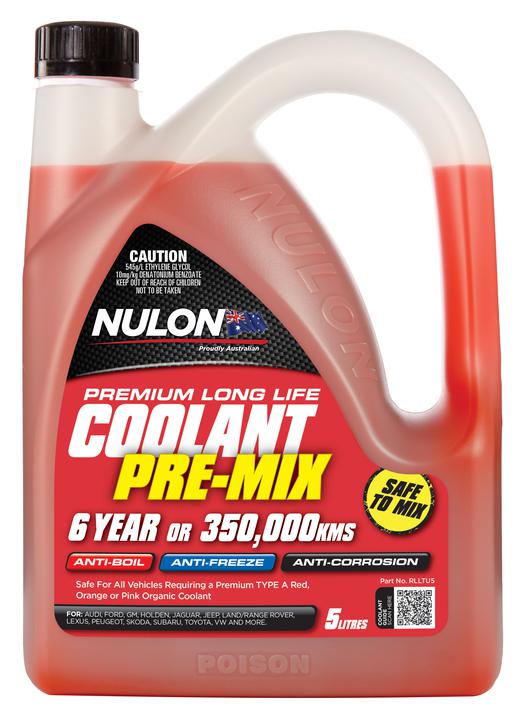 Nulon Coolant Red Long Life Pre-mix 5L