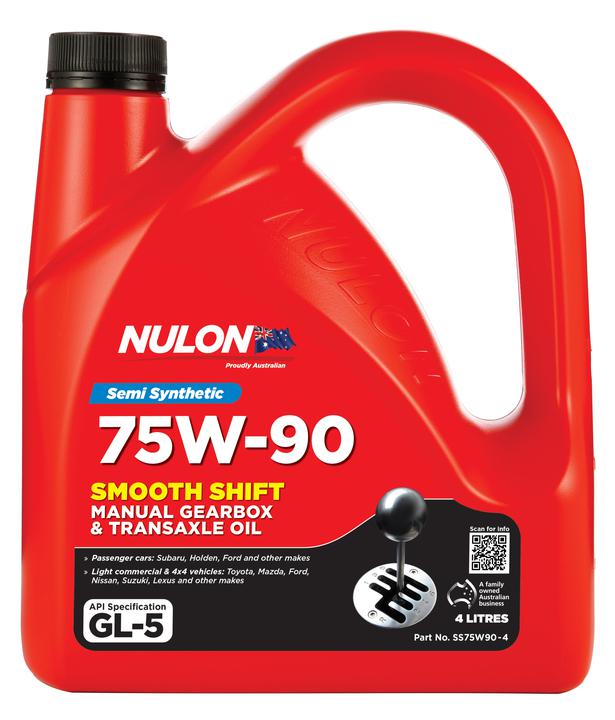 Nulon 75W90 Gearbox and Transaxle Oil Smooth Shift 4L