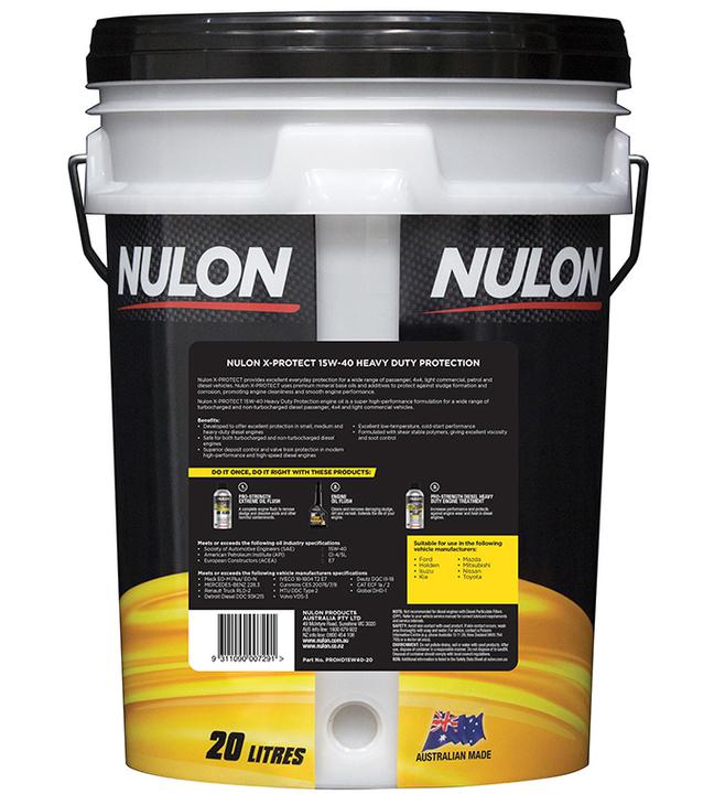 Nulon X-PROTECT 15W-40 Heavy Duty Protection Engine Oil 20L Mineral PROHD15W40-20