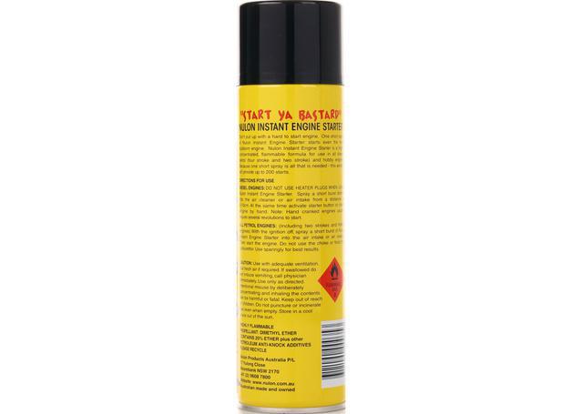 Nulon Start Ya Bastard Instant Engine Starter Aerosol Spray 350g