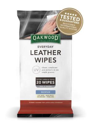 Oakwood Leather Wipes With UV Protection (20 Pack) OP197