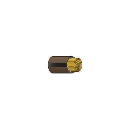 OEX Automotive Cable Single Core 3mm Brown W/Black Trace 100M Roll ACX0329