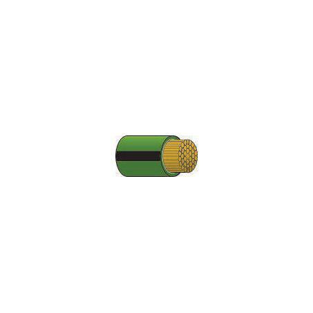 OEX Automotive Cable Single Core 4mm Green W/Black Trace 30M Roll ACX0748
