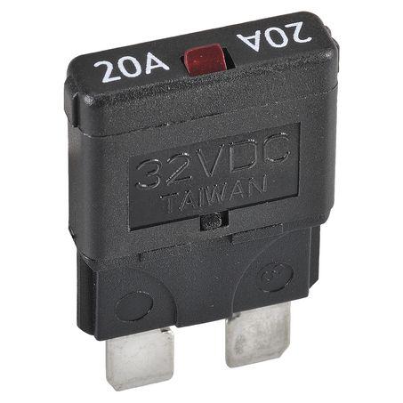 OEX Circuit Breaker Manual Reset 20A ACX1922BL