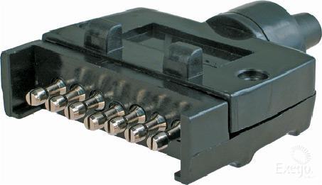 OEX Trailer Plug 7 Pin Flat Plastic ACX2804