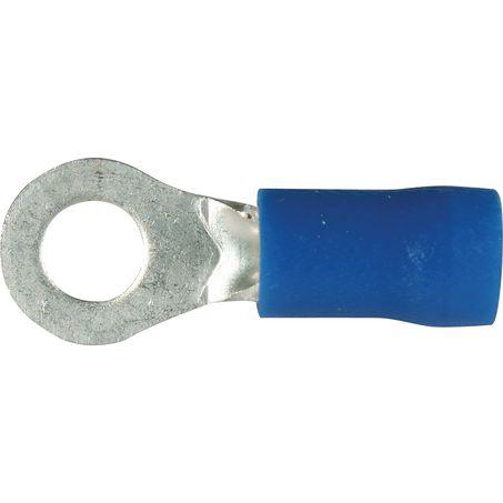 OEX Crimp Terminal Ring Blue 4.3mm Vinyl (100 Pack) ACX3053