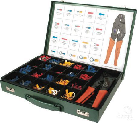 OEX Crimp Terminal Assortment Kit w/ Crimping Tool (1000 Pack) ACX3100