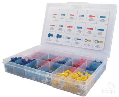 OEX Crimp Terminal Assortment Kit w/o Crimping Tool (840 Pack) ACX3101