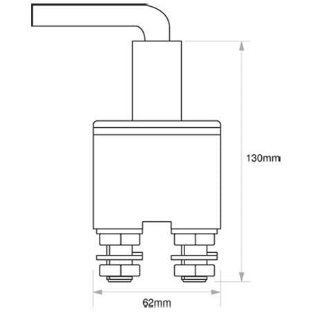 OEX Battery Master/Isolation Switch ON/OFF SPST Rated 250A @ 24V ACX3424