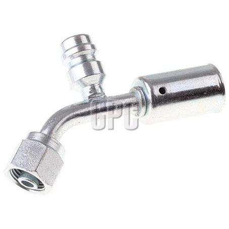 OEX Steel Fitting #6 fits Beadlock #6 45 Degree w/ R134a Port SFX1311-3