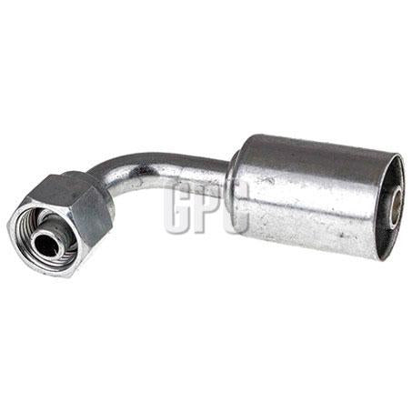 OEX Steel Fitting #6 fits Beadlock Step Up #8 90 Degree SFX1325