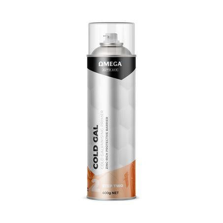 Omega Cold Galvanising Primer Aerosol Spray 400g AA-CG400G