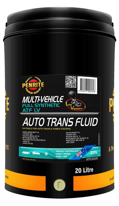 Penrite ATF LV Multi Vehicle Automatic Transmission Fluid 20L