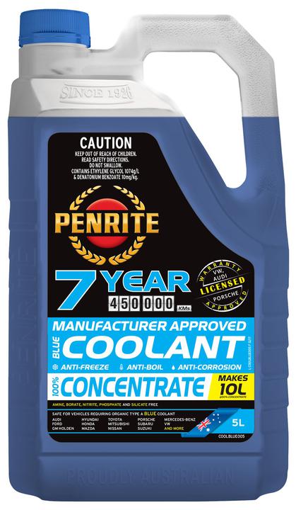 Penrite 7 Year 450,000km Blue Coolant Concentrate 5L