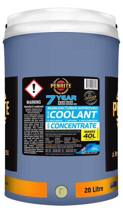 Penrite 7 Year 450,000km Blue Coolant Concentrate 20L