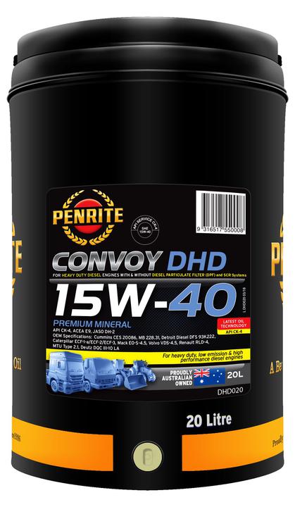 Penrite Diesel HD SAE 15W-40 Cj-4-Sm Engine Oil 20L