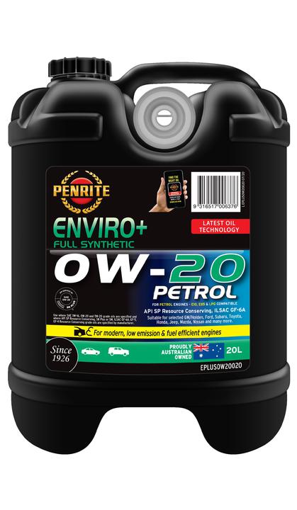 Penrite Enviro+ 0W-20 Engine Oil Box 20L