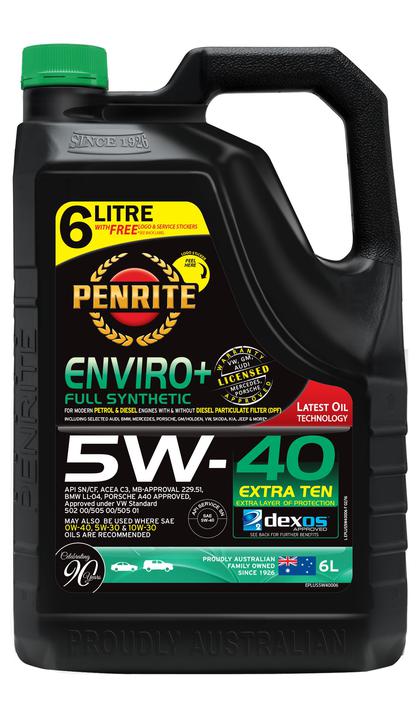 Penrite Enviro+ 5W-40 Engine Oil 6L