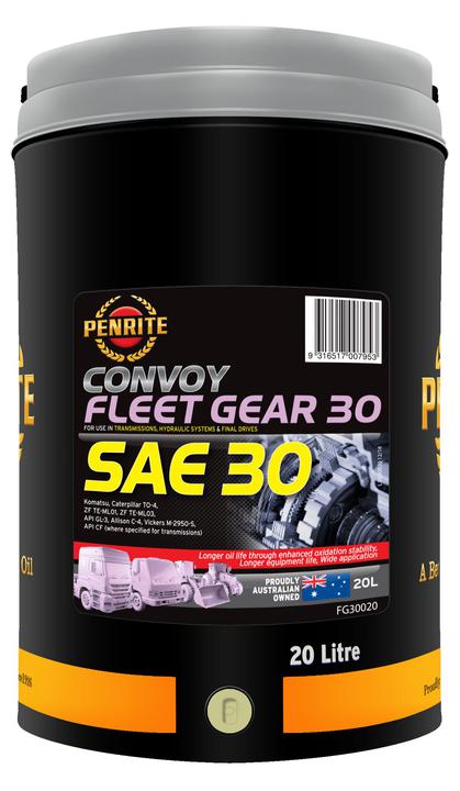 Penrite Convoy Fleet Gear 10W SAE 10 20L