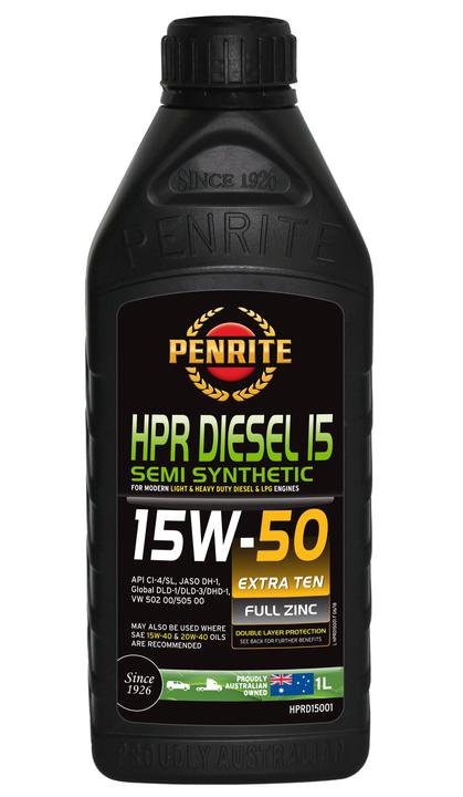 Penrite HPR Diesel 15 SAE 15W-50 Engine Oil 1L
