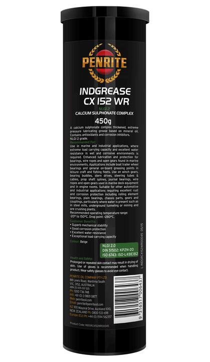 Penrite Indgrease CX 152WR Calcium Sulphonate Complex 450g INDGRCX152WR00045