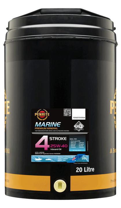 Penrite Marine Outboard 4 Stroke Oil 25W-40 20L