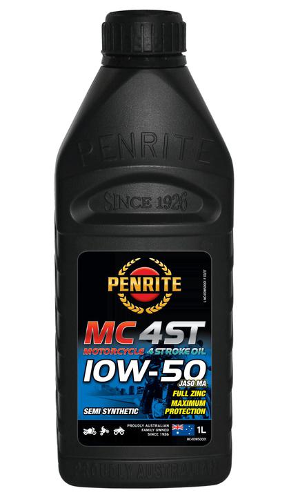 Penrite MC-4ST 4 Stroke Oil Semi Synthetic 10W-50 1L
