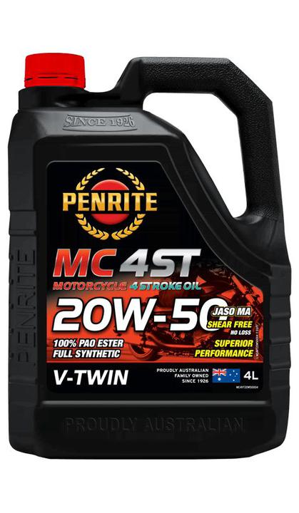 Penrite MC-4ST V Twin 20W-50 100% Pao & Ester 4L