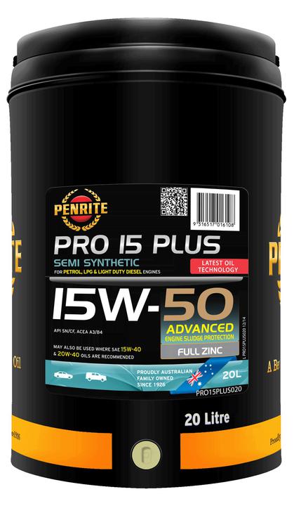 Penrite PRO 15 Plus 15W-50 Engine Oil 20L