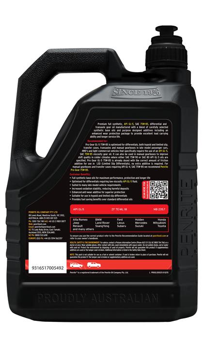 Penrite Pro Gear GL5 75W-85 Gear Oil 2.5L