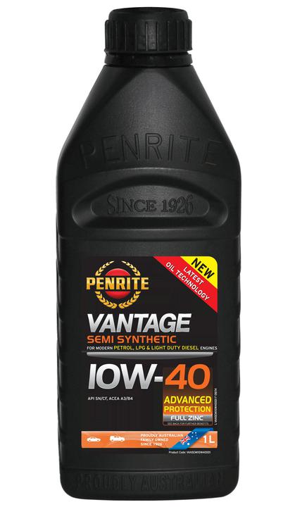 Penrite Vantage Semi Synthetic 10W-40 Engine Oil 1L
