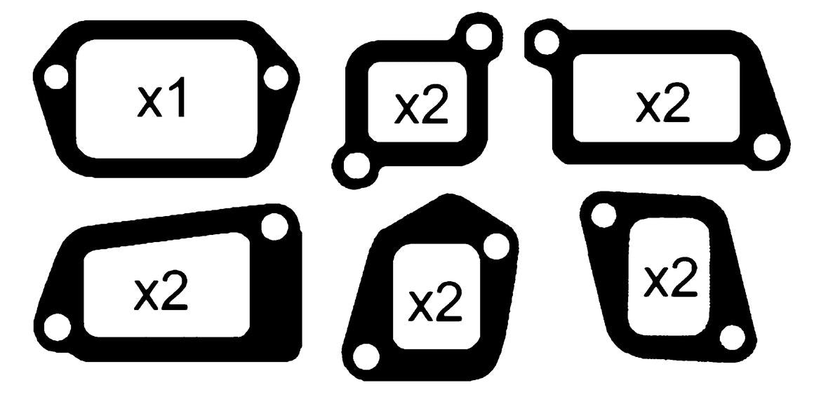 Permaseal Manifold Gasket Set HA168