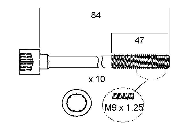 Permaseal Head Bolt Set HBS158