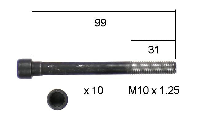 Permaseal Head Bolt Set HBS277