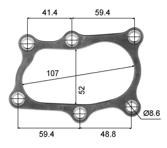 Permaseal Turbo Outlet Gasket TUR015