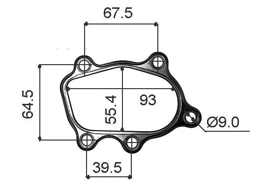 Permaseal Turbo Outlet Gasket TUR027